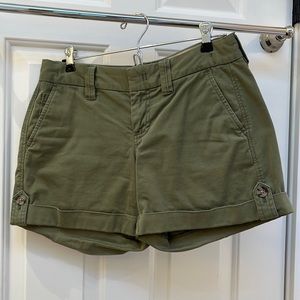 Army green khaki shorts